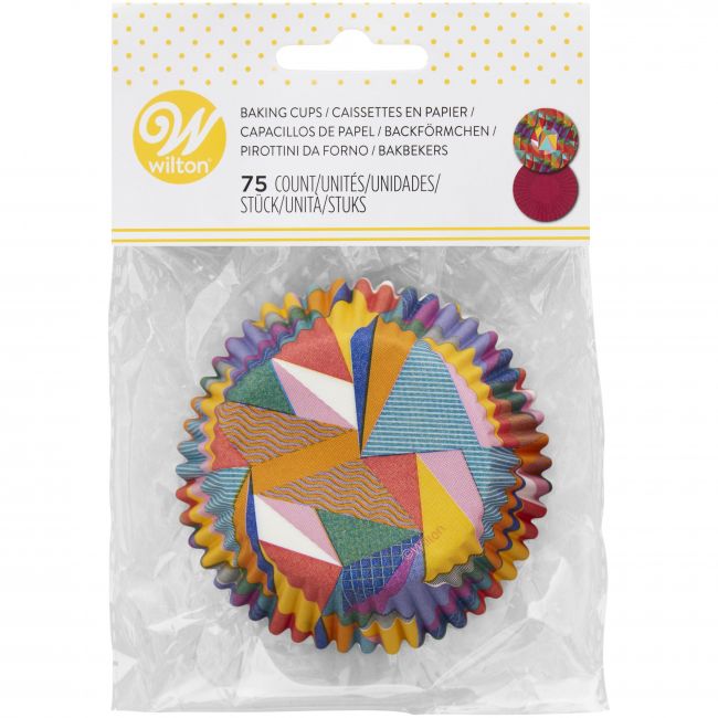 Wilton Muffinförmchen Triangel Set 75 Stk.