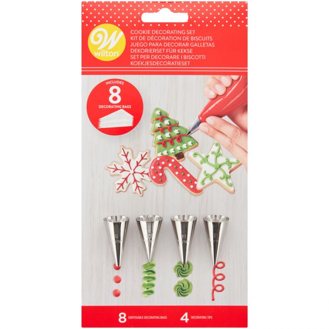 Wilton Spritztüllen Set Weihnachten